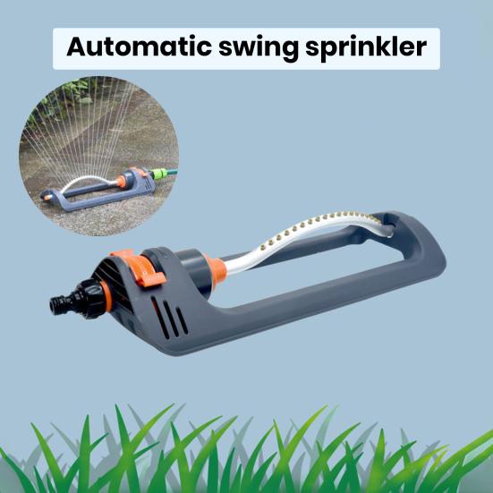 Garden Sprinkler Water-saving Auto 180 Degrees Rotation 19-hole Spout Lawn Covers Watering Automatic Swing Sprinkler Home Supply