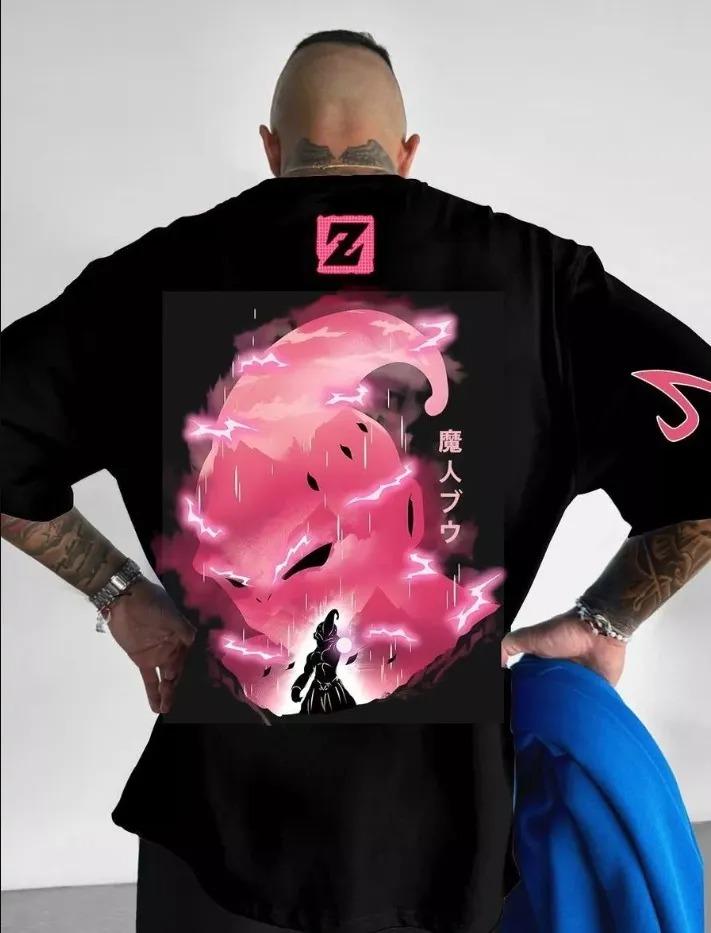 

Dragon Ball Print T-shirt Streetwear 100% Cotton Short Sleeve Oversized T-shirt Men s Women s Loose Clothing Harajuku Y2k Top XXXL