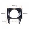 Uxcell V6 Fan Cover, Radiator Cooling Fan Cover, Black, for 3D Printers, 4 Pieces