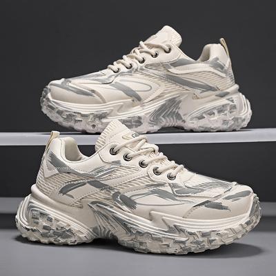 Fashion Trendy Men Sneakers Luxury Chunky Casual Sneakers For Man Height Increasing Dad Shoes Breathable Sports Shoes Male Sneakers