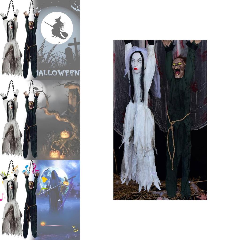 Toy Electric Halloween Decoration Bundle Hand Vibration Ghost Lifting Props