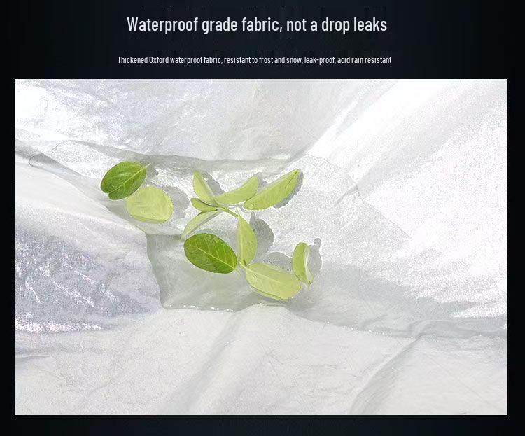 Silver Sunshade Car Cover: Full Protection Against Sun, Rain, and Dust for Sedans and SUVs