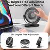 Electric Fan Portable Cooling Laptops Silent USB Fan Three Speed Adjustment for Home Office Desktop Outdoor Camping Mini Fan