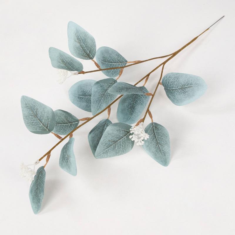 Eucalyptus & Berry Greenery: 3-Prong Simulation Foliage for Wedding Arrangements & Home Decor
