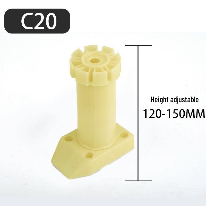 ABS Adjustable Leveling Cabinet Feet - Thickened Plastic Legs for Kitchen and Cupboard Support