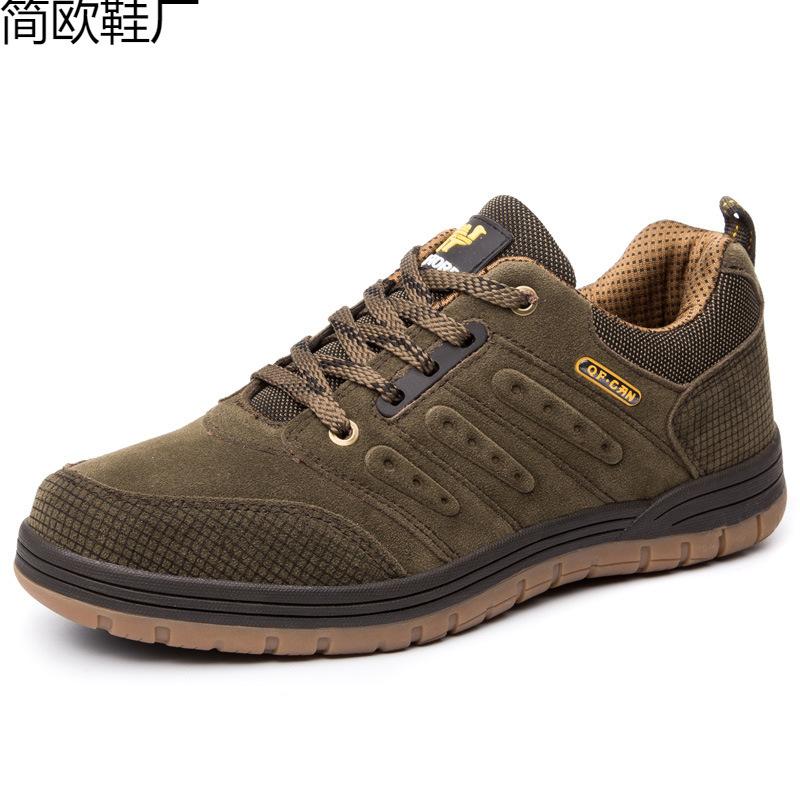 

Spring men s cowhide outdoor casual shoes fashion mountaineering breathable sports shoes men 44