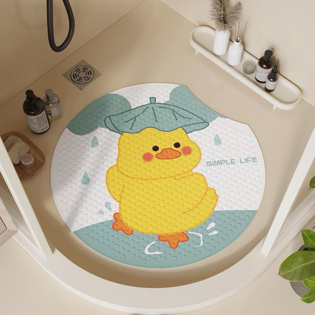Non-Slip Cartoon Bathroom Mat for Shower, Toilet & Bathtub