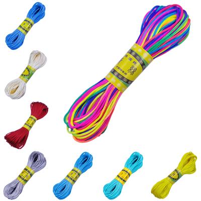 20m/rulle 2mm nylon sladdtråd kinesisk knut Macrame sladd Armband Flätat snöre Manuella sömnadsdelar