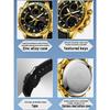 SANDA Luxury Men Electronic Quartz Watch Chronograph Double Display Waterproof Man Digital Wristwatch Military Sport Male Clock