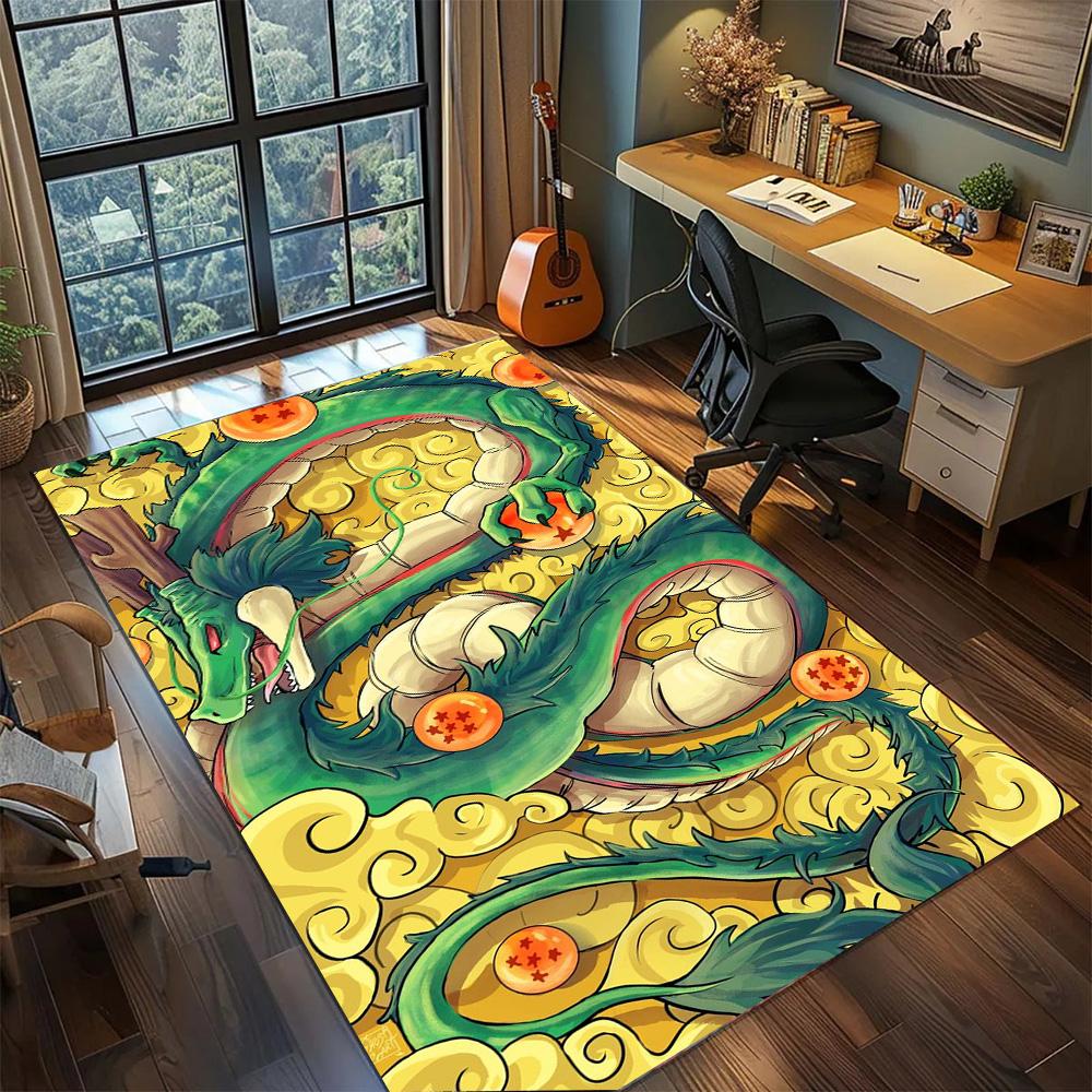Goku Decorative Floor Mat Washable, Large Area Non Slip Rug Carpet Bedroom Home Gamer Room.-TING 60x90cm