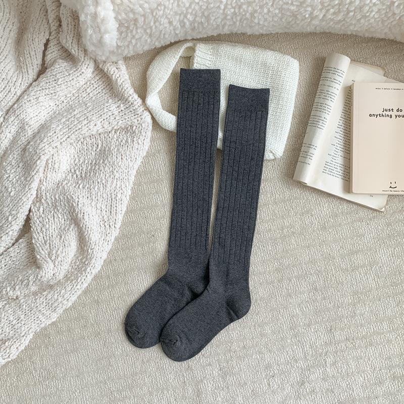 Drawing Stockings Children'S Japanese Jk College Style Long Stacking Socks Spring And Autumn Simple East Gate And Knee Calf Socks
