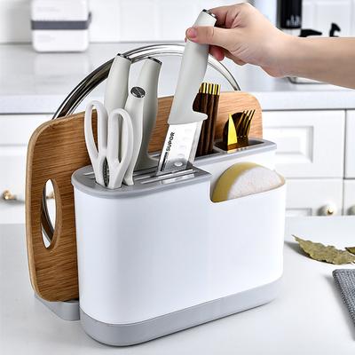 Multifunktions Küche Messer Ständer Halter Lagerung Schneiden Bord Organizer Besteck Box Messer Topf Abdeckung Ständer Besteck Schere Holde