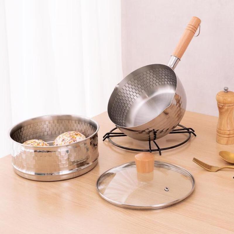 Debo Daphine Stainless Steel Saucepan with Steamer