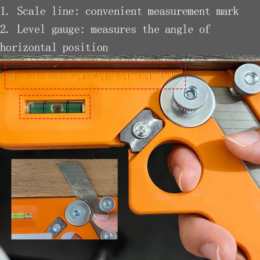 

Scale Line Arc Trimming Device Level Arc Manual Planer Tool Antirust Deburring Edge Trimmer DIY