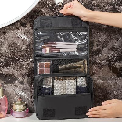 Portable Hook Toilet Storage Bag Multi Functional Travel Waterproof and Wear-resistant Organize Pouchs Multi-layer Storage Large Capacity Makeup Bags