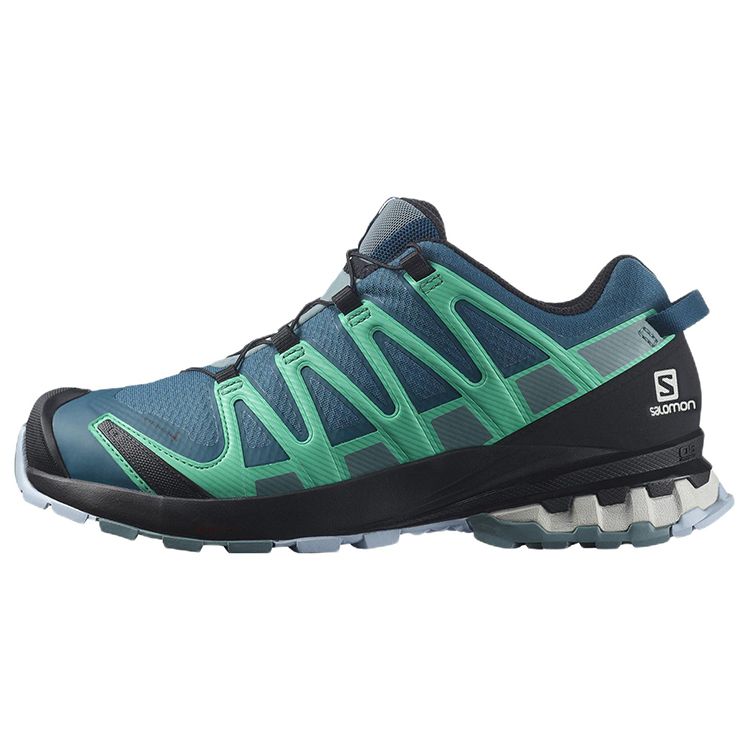 Salomon Xa Pro 3D V8 Gore-Tex Low-Cut Durable Outdoor Functional Shoes Women Shoes Blue 416296