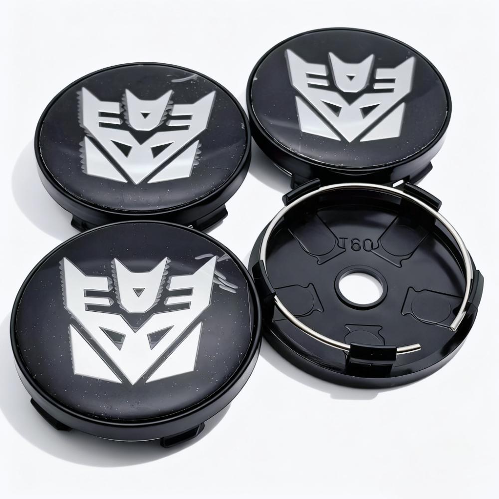 

4pcs Transformers Logo Emblem Car Wheel Center Caps 60MM 56MM Wheels Hub Cap Optimus Prime Megatron Badge Rim Hubcaps Dust Cover Transformers Badge&60MM &4pcs T60 Wheel Caps
