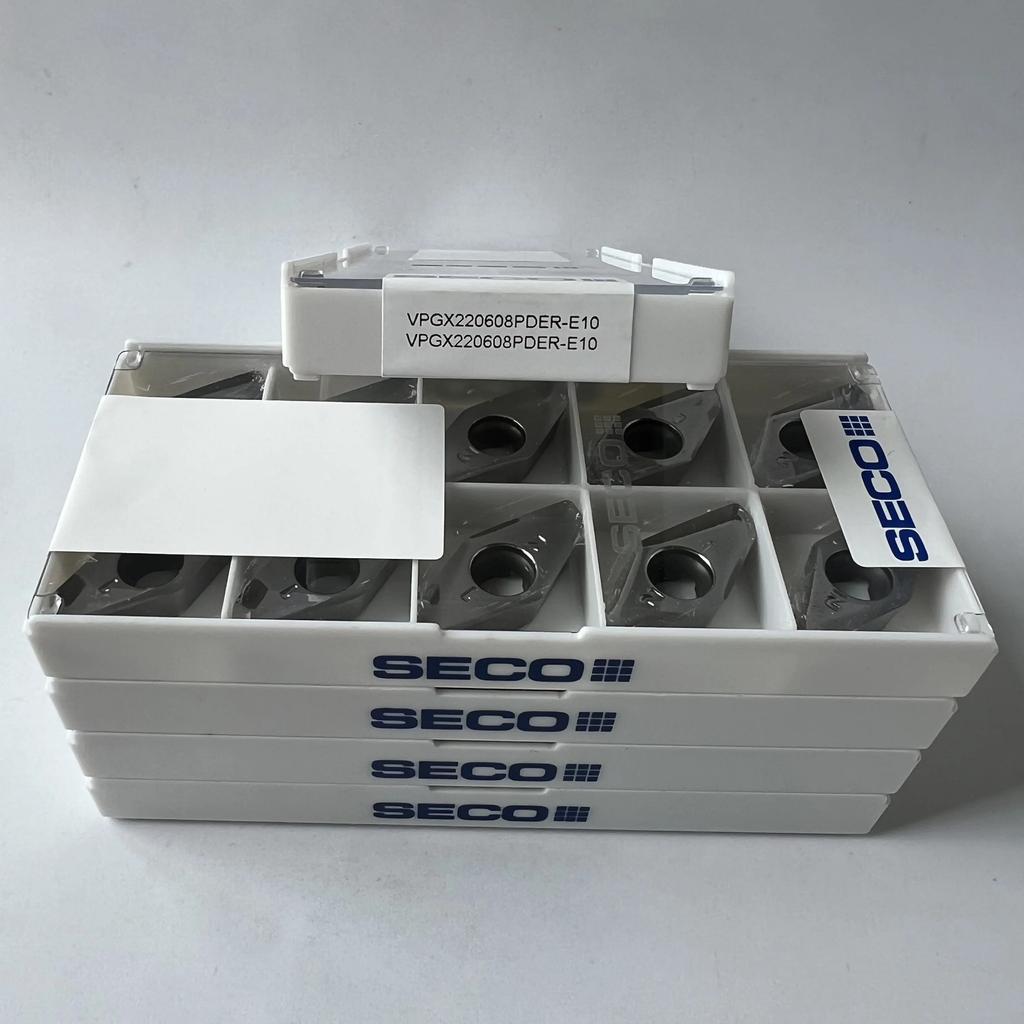 VPGX220608PDER-E10, H25 / Industrial indexable Carbide Inserts 10 Pcs