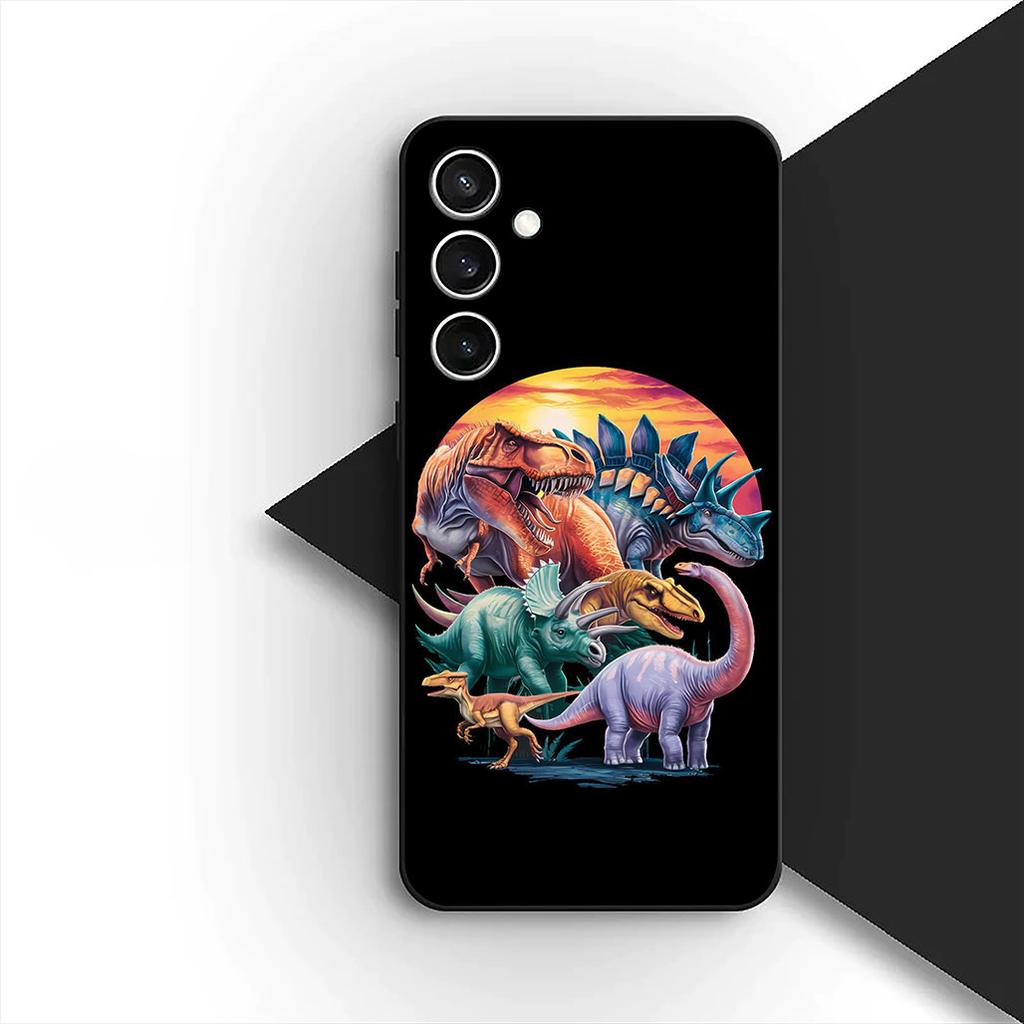 Dinosaur Tyrannosaurus Cute Rex Cover for Apple iPhone 16 14 15 Plus 11 Pro Max 16E ProMax + 15Plus 16+ 14+ Coque Phone Case