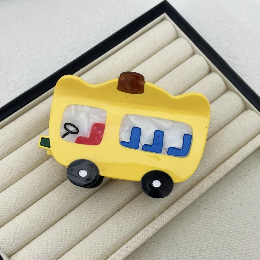 Waterproof Acetic Acid Hair Claw Watermelon Acrylic Hair Accessories Creative Car Shark Clip  Daily