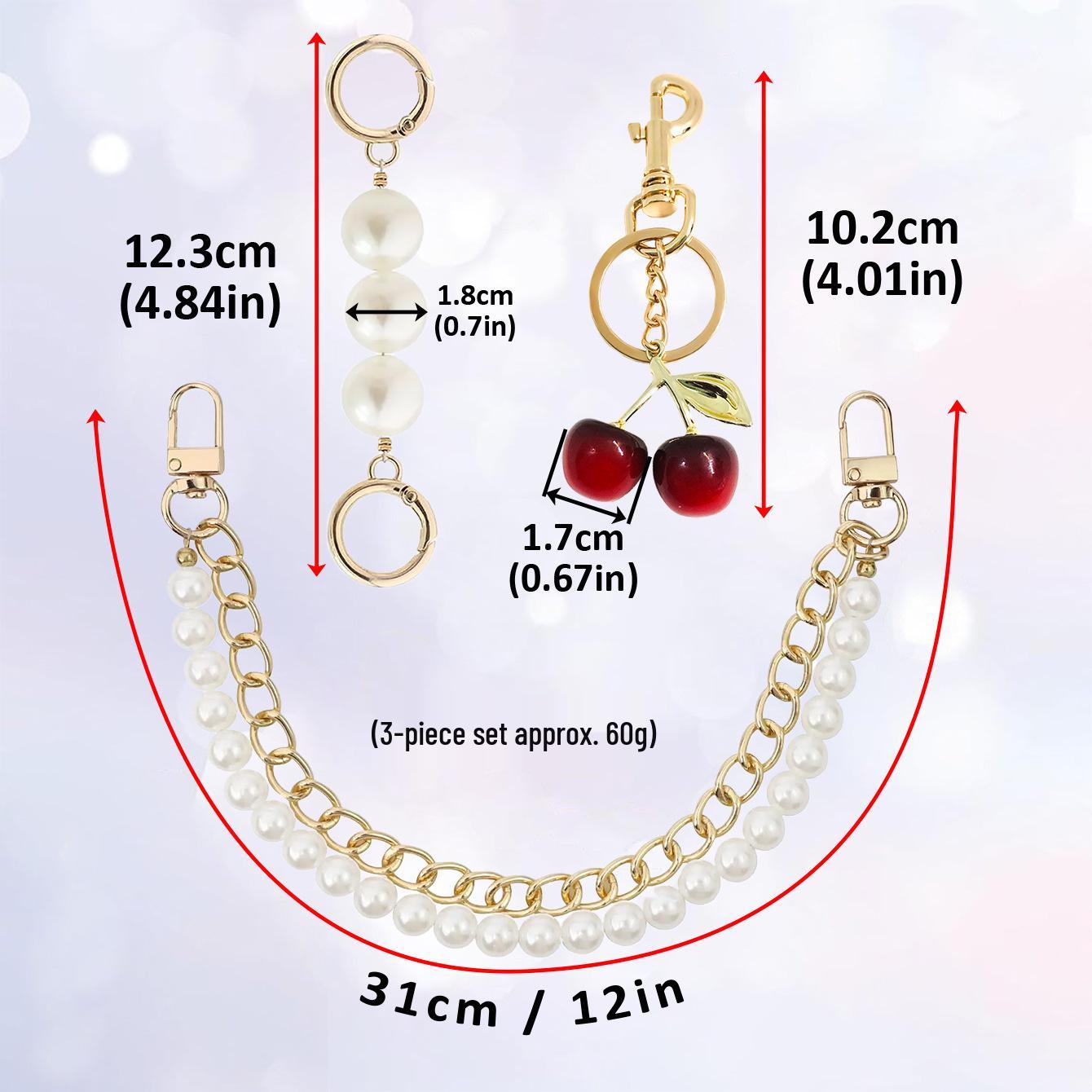 

Creative Cherry Pearl Pendant AirPods & Handbag Charm