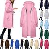 Damen Color Kapuzen Pullover Jacke Langarm Lockerer Schnitt mit Taschen für Lässige Alltagsmode