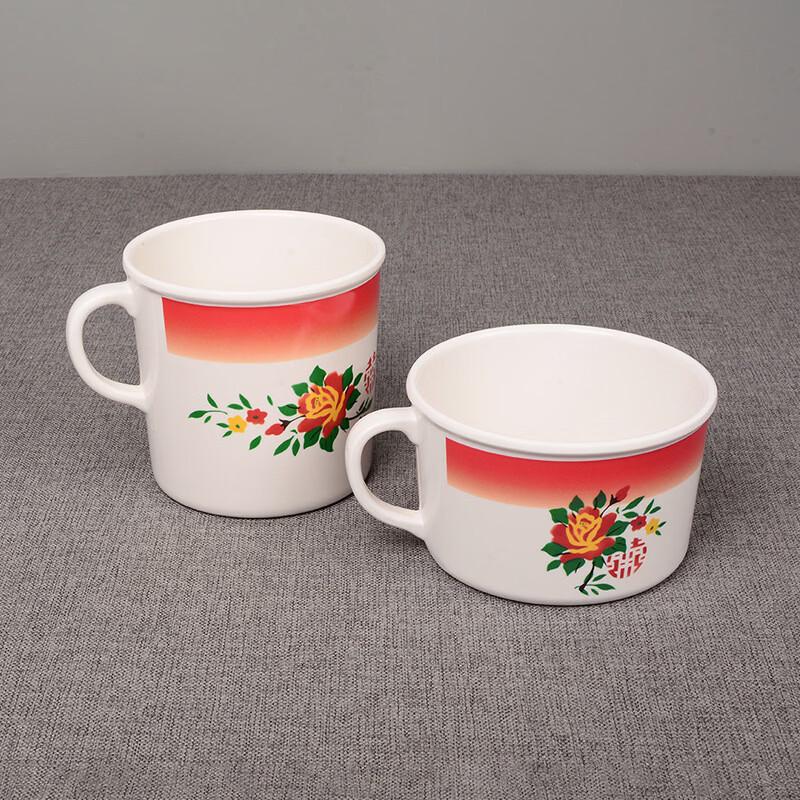 ZISIZ Retro Melamine Floral Divided Serving Plate