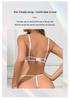 Lace Trim Push-Up Bra Set: Stylish Underwire Lingerie for Women