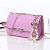 Woven Simple Messenger Bag Shoulder Bag New Mini Small Bag Versatile Chain Pu Mobile Phone Bag Women
