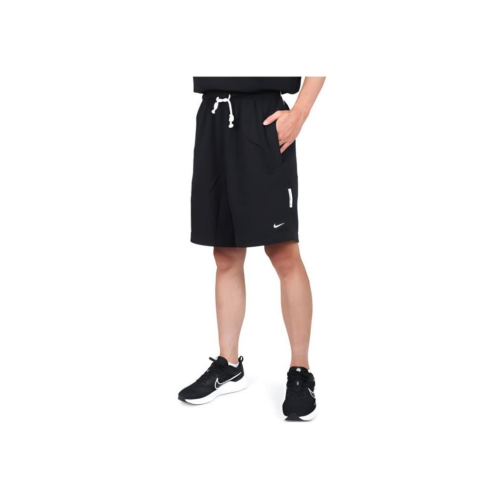 Nike SS22 Solid Color Drawstring Basketball Shorts Men Bottoms Black DQ5713-010