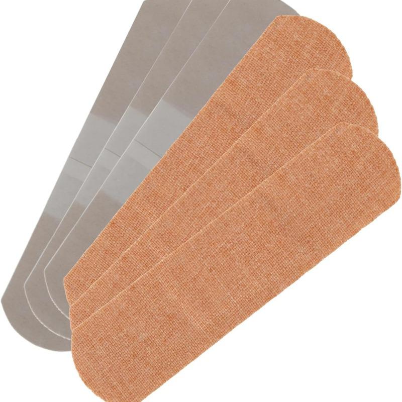 50pcs Breathable Fabric Adhesive Bandages Flexible Wound Care Strips Bleeding Control Sterile Trauma First Aid Dressings