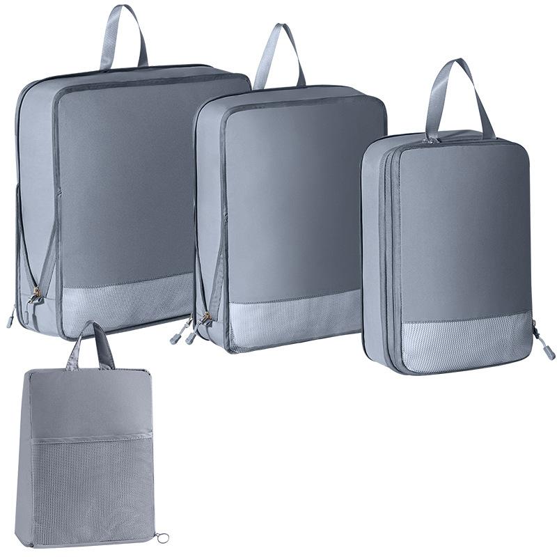 Neuer T400 Kompressions-Aufbewahrungsbeutel Dreiteiliges Set Reisekleidung Schuhe Aufbewahrungsbeutel Tragbare Gepäcktasche
