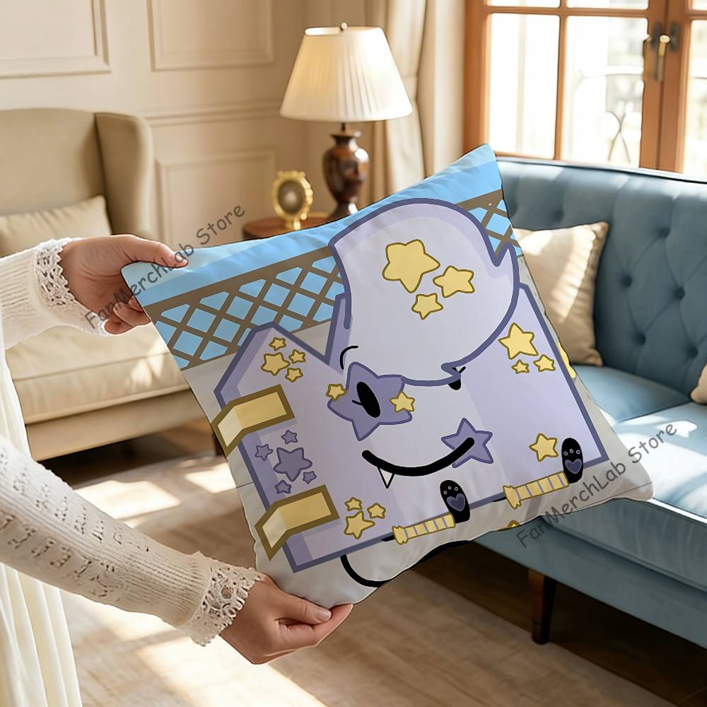 BFDI BBattle for Dream IslandS Pillowcase Pillowslip Cushion Plush Boys Girls Cartoon Anime Kawaii Decoration Birthday Gifts
