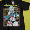 Tričko Cyberpunk Edgerunners, Anime Neon Grafické Tričko, Futuristické Streetwear Tričko, Otaku Dárek, Sci-Fi Anime Oblečení