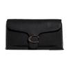 Tabby 21 Flap Closure Pebble Leather Shoulder Bag Crossbody Clutch Small Women Bags Black CE772-V5BLK