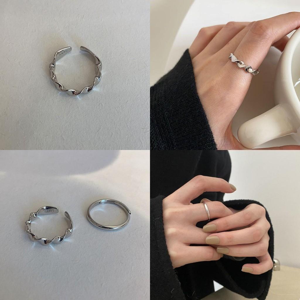 Chic And Elegant Copper Wave Ring For Women Unique Open Adjustable Design Perfect For Outfit Any