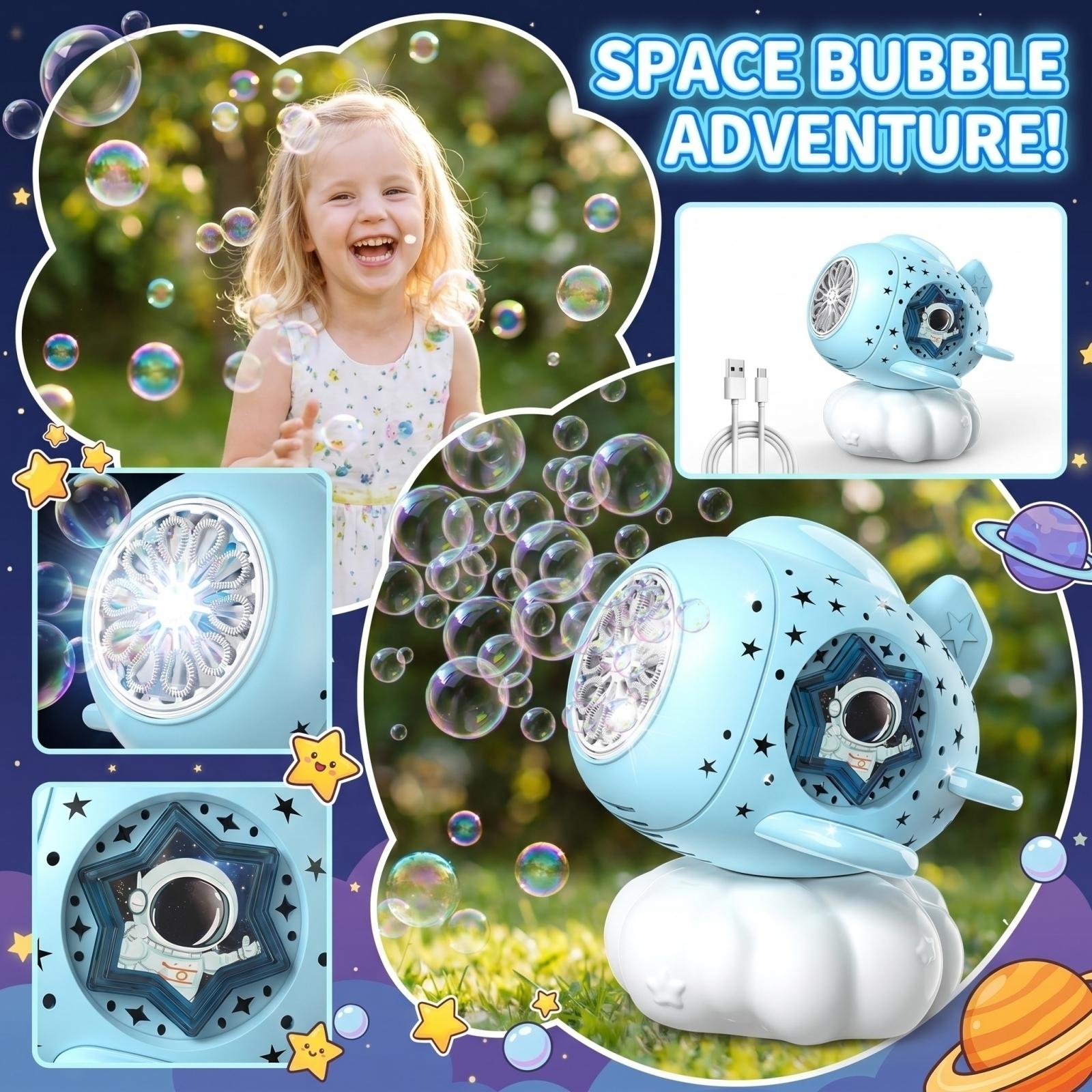 

Suitable For Both Boys And Girls Contain Bubble Solution Perfect For Summer Outdoor Play And A Great Birthday Gift Bubble Solution (120ml) One Size синий