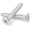 201 Stainless Steel Plum Slot Flat Head Self-Tapping Screws M2-M6