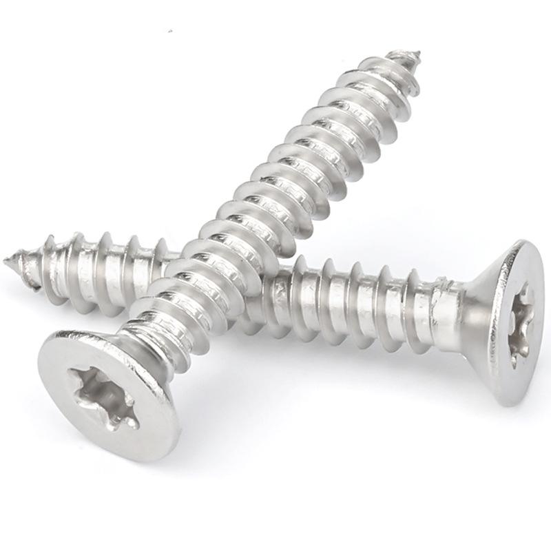 201 Stainless Steel Plum Slot Flat Head Self-Tapping Screws M2-M6