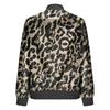 Women’s Leopard Print Bomber Jacket – Casual Lightweight Zip-Up Long Sleeve Fashion Outerwear for Spring and Fall Style