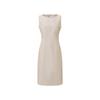 Lady's Elite Round Neck Side Slit Dress