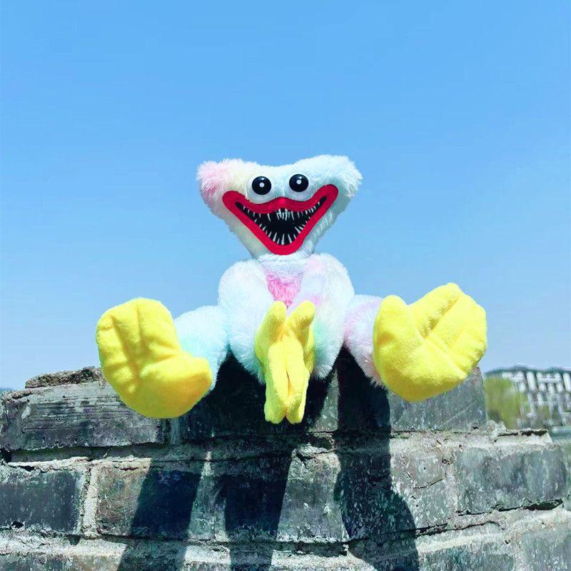 Kolorowa pluszowa zabawka Huggy Wuggy Postać z gry Poppy Playtime 40cm Świetny prezent dla dzieci