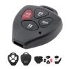 4 Buttons Key Fob Shell Replacement Wear-resistant Universal Fit for Corolla RAV4 Yaris Venza Models
