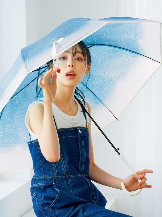 WPC. WPC Umbrella Cream Soda Long-lasting Vinyl Umbrella PT-TA-001-LONG Purple (05)