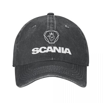 Casual Zweedse Saabs Scanias Petten Unisex Stijl Verweerd Gewassen Hoofddeksels Buiten Alle Seizoenen Reispetten Hoed