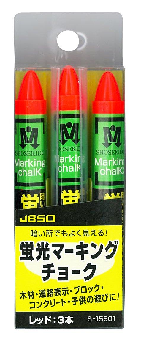 

Флуоресцентный мелок JBSO для маркировки, 3 шт., красный, S15601