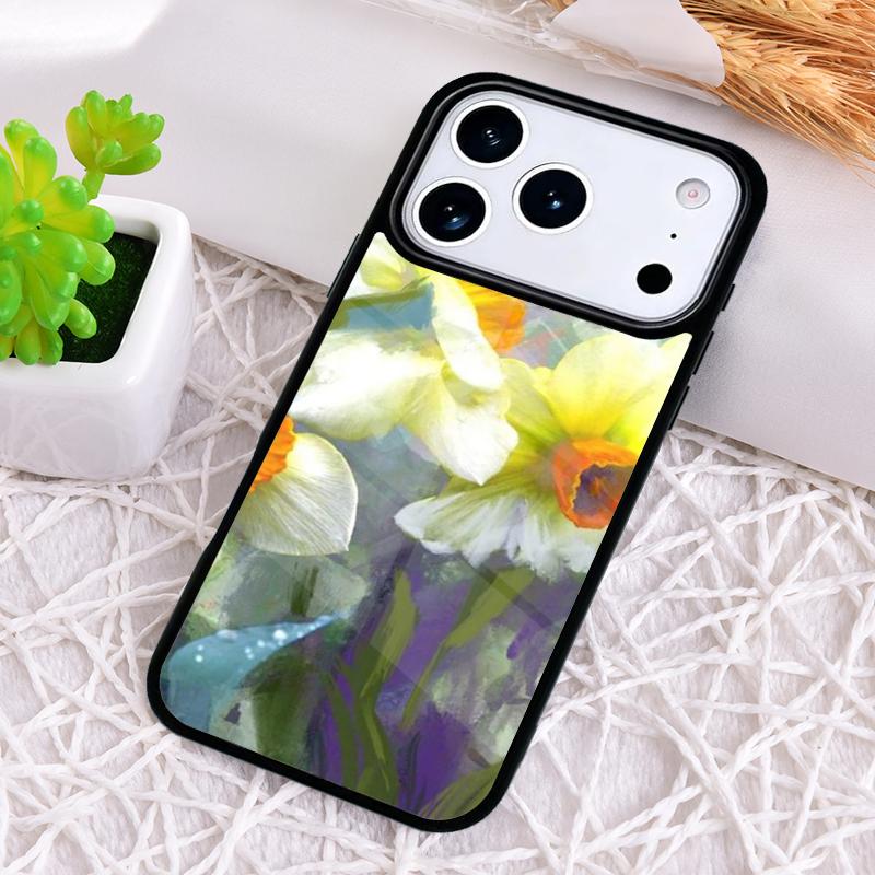 Flowers 1 Daffodils Phone Case for iPhone 17 Air 16 15 11 12 14 13 Pro Max Shockproof Cover