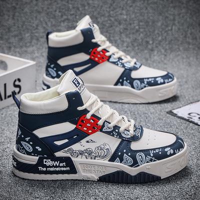 Neue Frühling High-Top Herrenschuhe Koreanische Freizeitschuhe Modische Trendige Sportschuhe Vielseitige Herrenschuhe