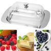 Stainless Steel Butter Box with Lid Airtight Butter Dish for Countertop Fridge Butter Keeper Tray for Cream Cheese