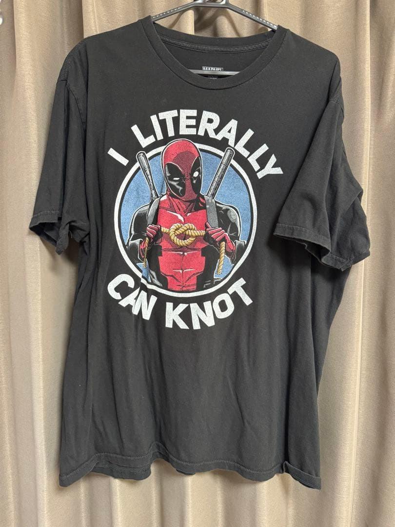 MARVEL Deadpool T-shirt XL Black XXL